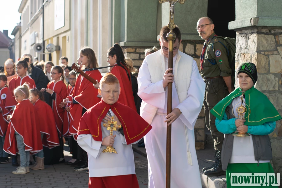 Uczestnicy Marszu wyruszyli spod pomnika św. Wawrzyńca, patrona Wodzisławia Śląskiego