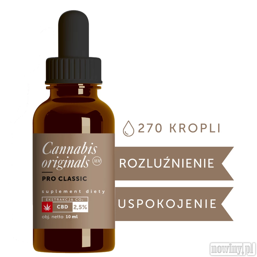 Olejek CBD PRO Classic 2,5% 10ml Cannabis originals