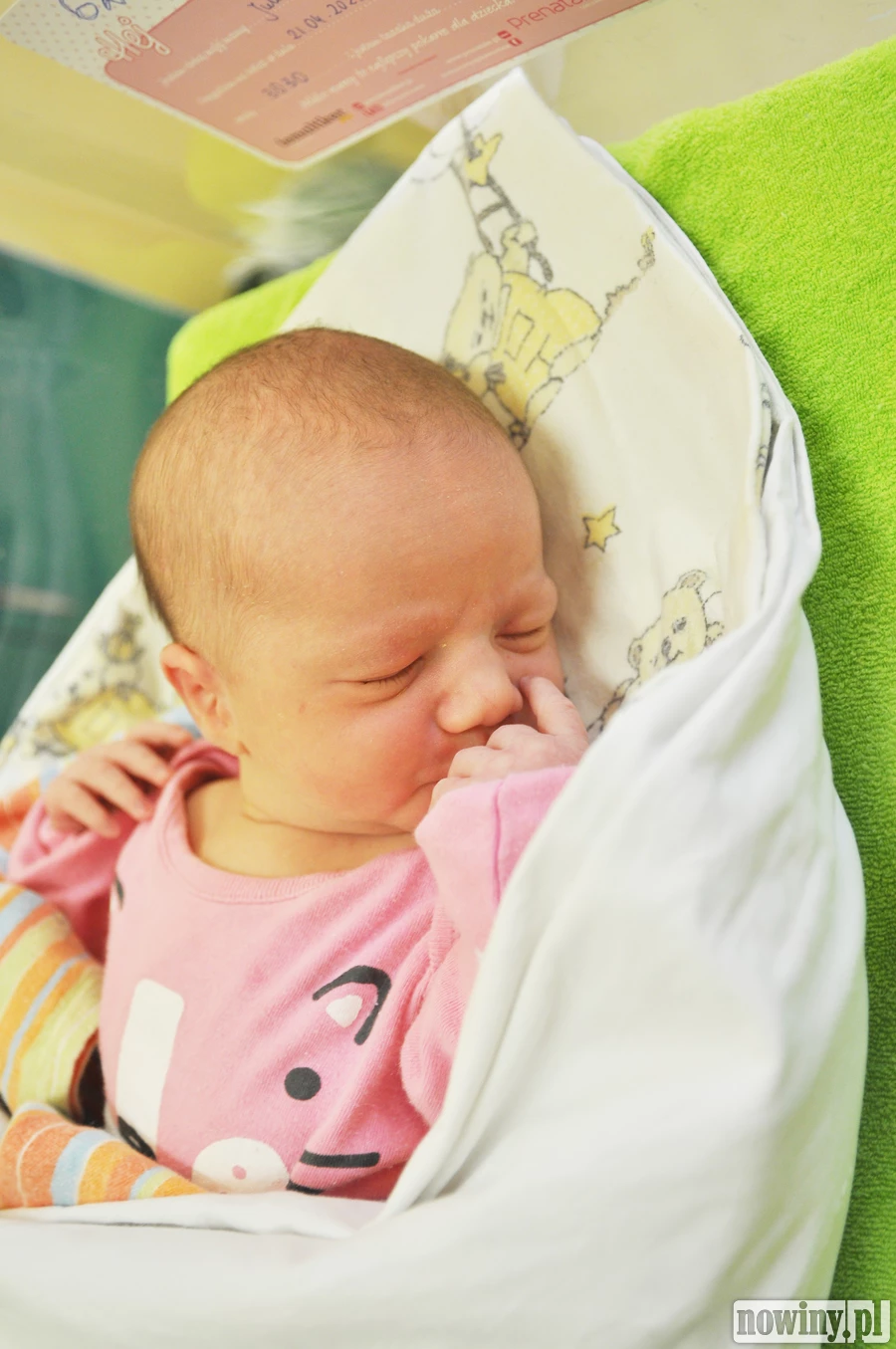 Sonia jest córeczką Julii i Marcina z Raciborza. Urodziła się 21 kwietnia o 10.02. Ważyła wtedy 3030 g i mierzyła 52 cm. Rodzeństwo Soni to: Hanna, Sebastian i Wojciech.