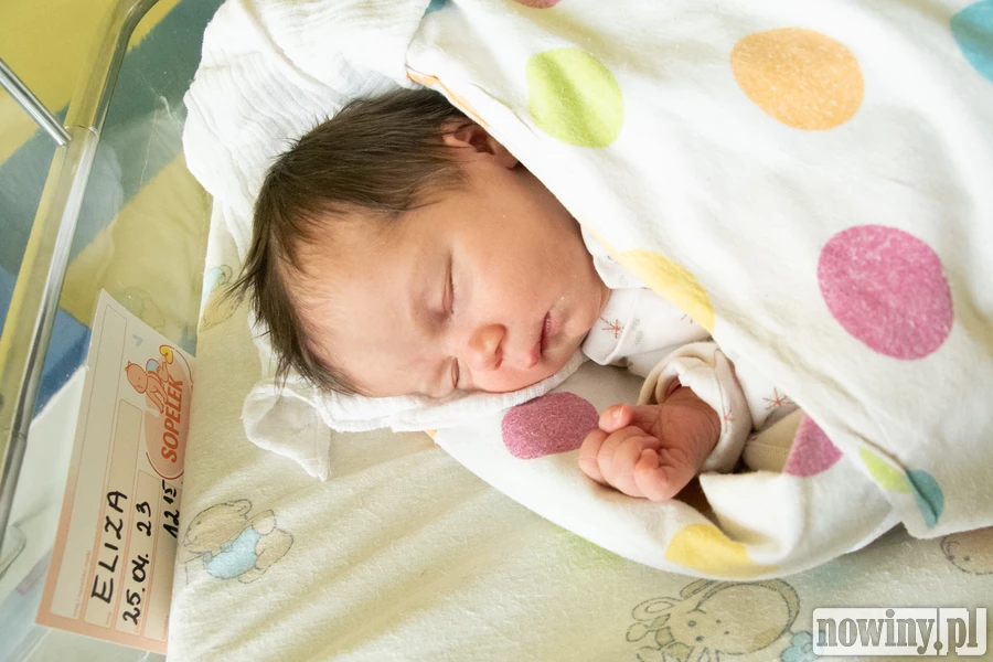 Witaj świecie! Nazywam się Eliza Szewczyk i urodziłam się 25.04 o godz. 12.15. Ważyłam 3580 g i mierzyłam 57 cm. Moimi rodzicami są Agnieszka i Jarosław ze Świerklan. W domu czeka na mnie starsza siostra Julia.