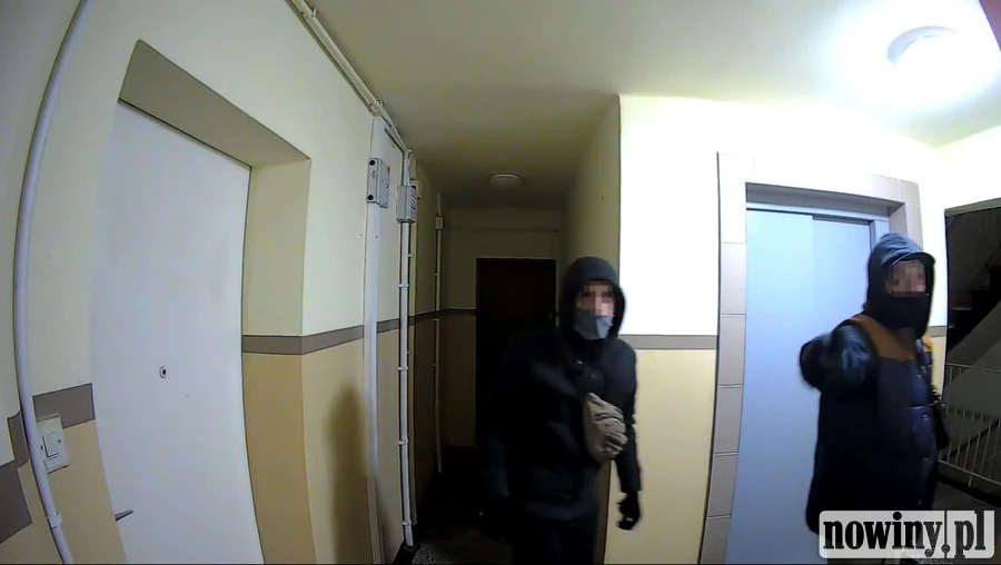 Nagranie z monitoringu zostało przekazane policji / fot. screen z nagrania