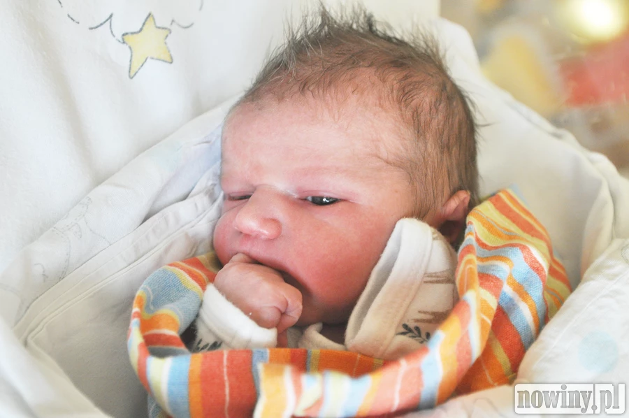 Mikołaj Polednik jest synkiem Alicji i Dawida z Raciborza. Chłopczyk przyszedł na świat 20 maja o 3.00. Przy wadze 2730 g osiągnął długość 52 cm. To pierwsza pociecha tej pary.