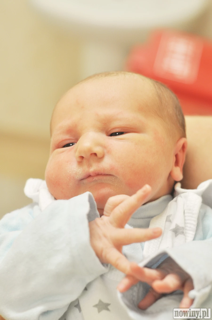 Kamil Baron przyjechał na Gamowską z Pszowa. Urodził się 31 lipca o 16.52. Ważył wtedy 3410 g i mierzył 54 cm. Marzena i Artur są jego rodzicami, w domu czeka brat Łukasz.
