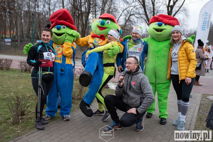 Na biegu pojawiły się m.in. wodzisławskie maskotki