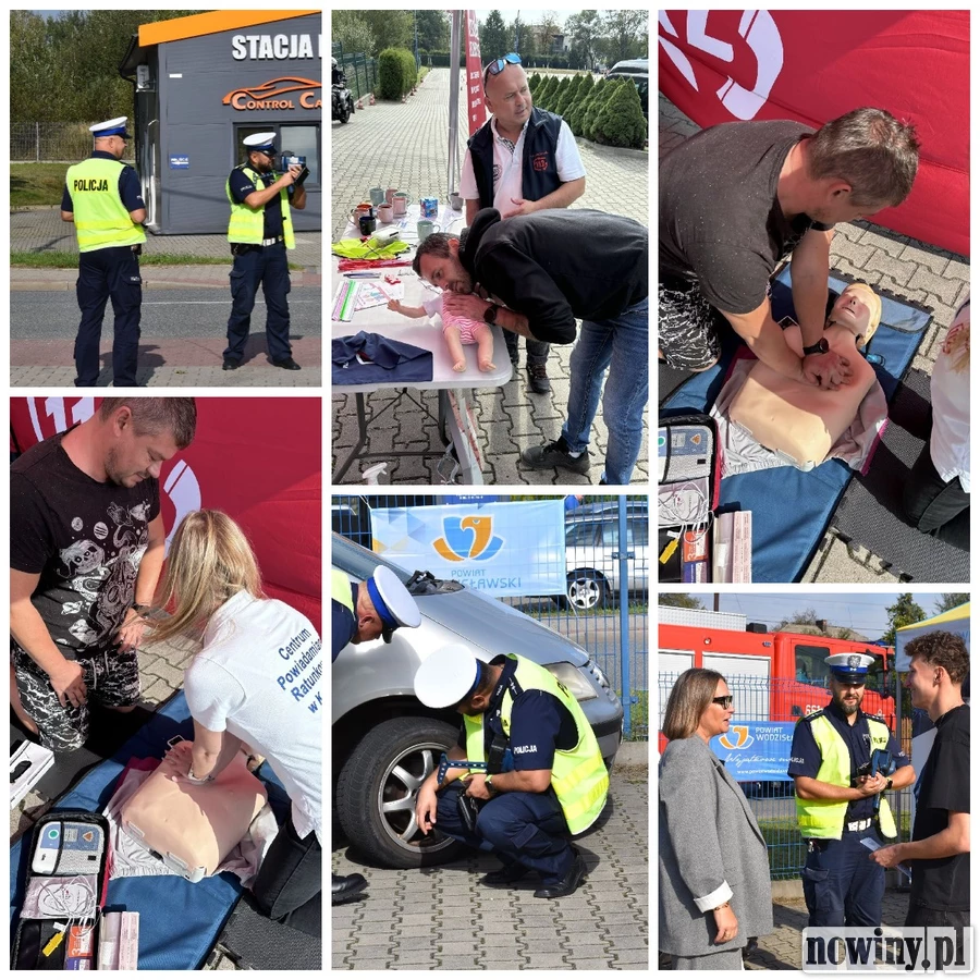 Podczas akcji policjanci nie dawali mandatów. Fot. Starostwo Powiatowe w Wodzisławiu Śl