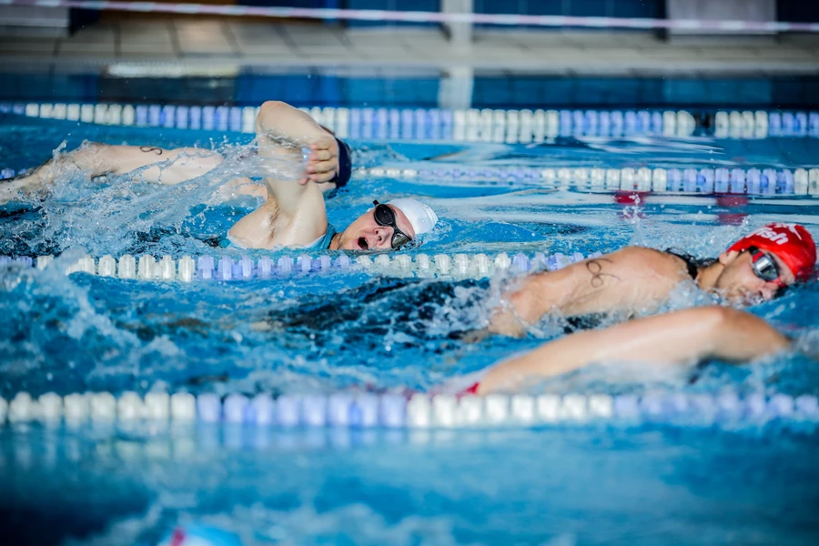 Stowarzyszenie zorganizowało w maju Hajer Indoor Triathlon. Fot. A.Klocek