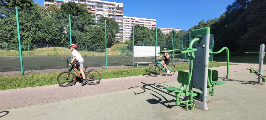 Osiedle Morcinka ma bogatą bazę sportowo-rekreacyjną. Fot. KaBa