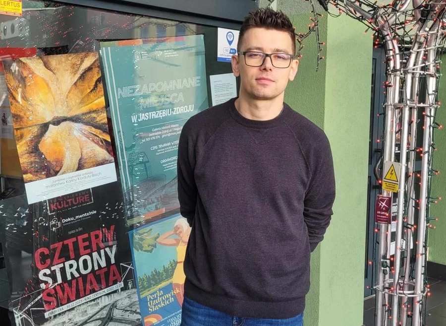 Mateusz Szczepara wyreżyserował film pt. „Cztery strony świata”. Fot. KaBa