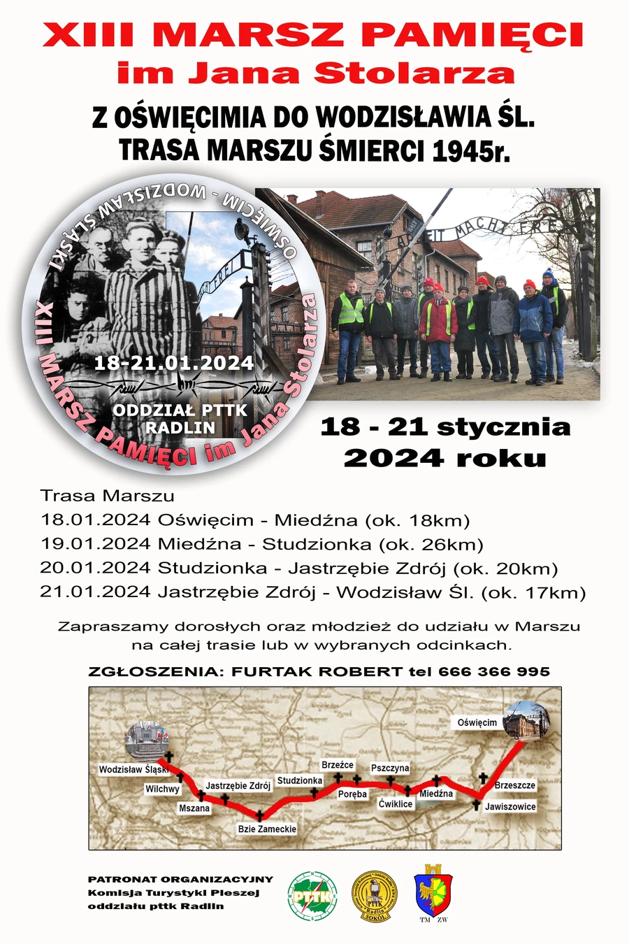 Trasa Marszu Pamięci. Fot. R.Furtak