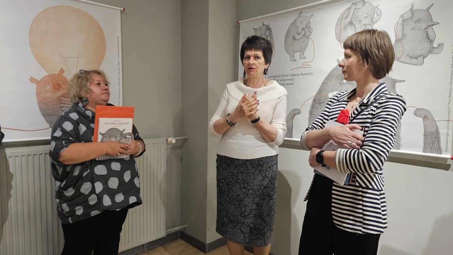 Stefania Lachowicz stworzyła cykl figurek filcowych. Fot. KaBa