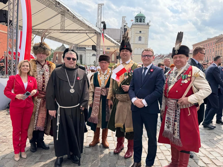 Prezydent Urgoł z dumą reprezentował Jastrzębie-Zdrój w stolicy. Fot. M.Urgoł/ Facebook. com