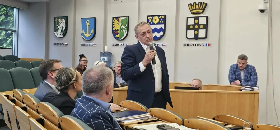 G. Dulemba: Nasze miasto już jest zdegradowane działalnością górniczą. Fot. KaBa