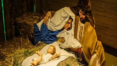 Szopka bożonarodzeniowa w kościele św. Herberta w Wodzisławiu Śl. [ZDJĘCIA]