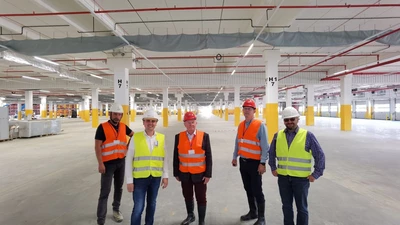 Magazyn, do którego będą przychodziły paczki z całego świata. Budowa Panattoni w Gorzyczkach pnie się w górę