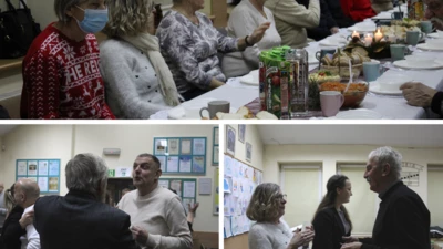 Niesłyszący z Żor spotkali się przy wigilijnym stole [ZDJĘCIA]