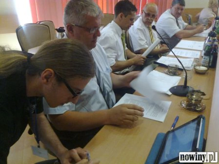 Pierwszy iPad na sesji
