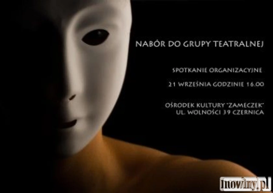 Zapisz się do grupy teatralnej