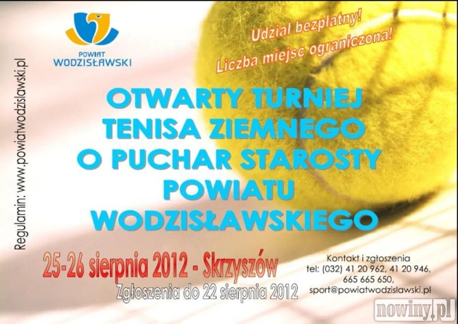 Grasz w tenisa? Powalcz o Puchar Starosty!