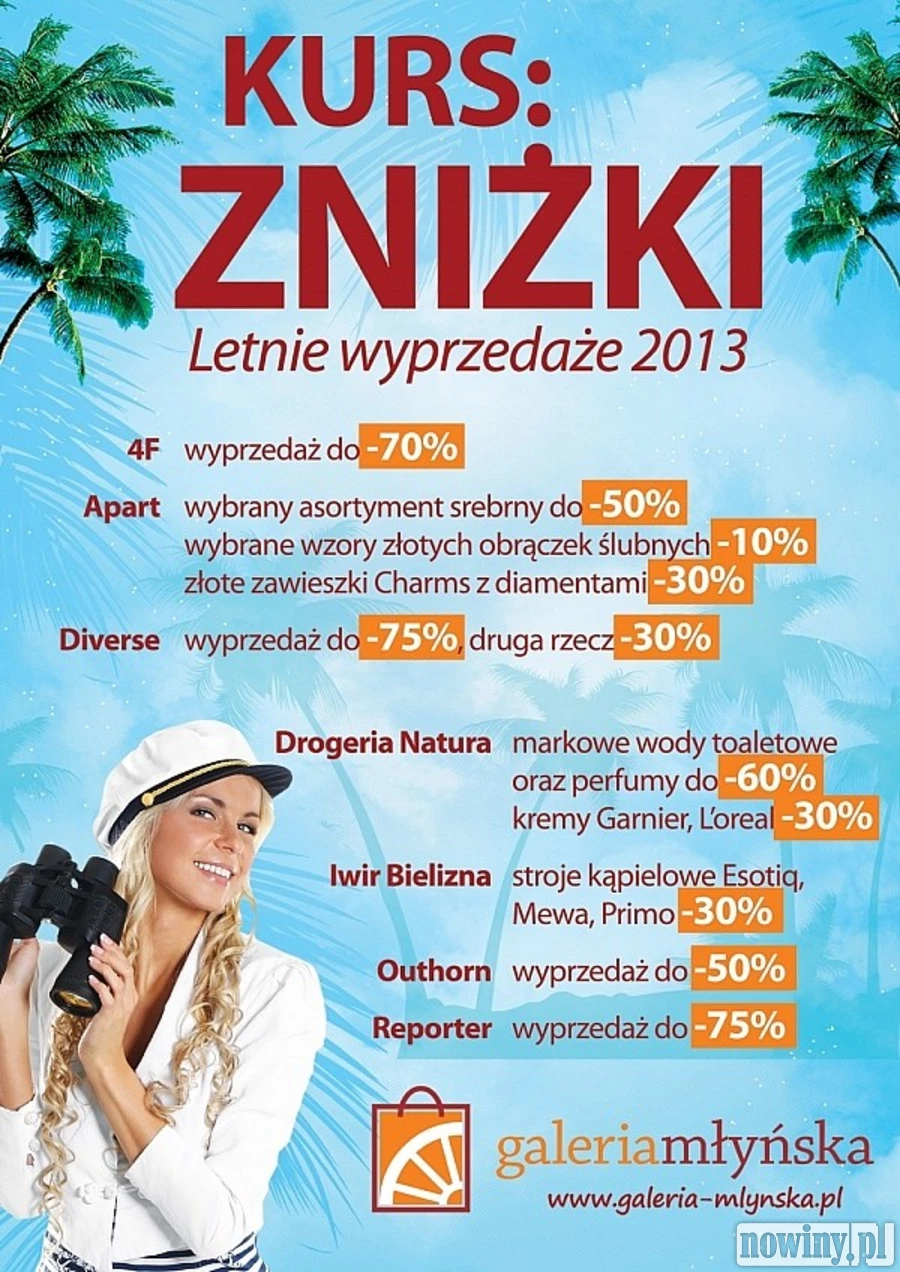 Ostatnie dni wyprzedaży w Galerii Młyńskiej