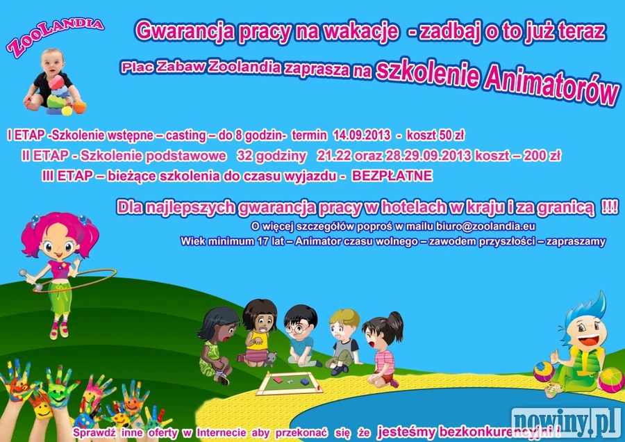 Praca na wakacje i nie tylko