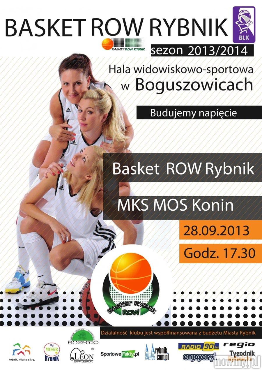Basket ROW Rybnik: już jutro inauguracja!