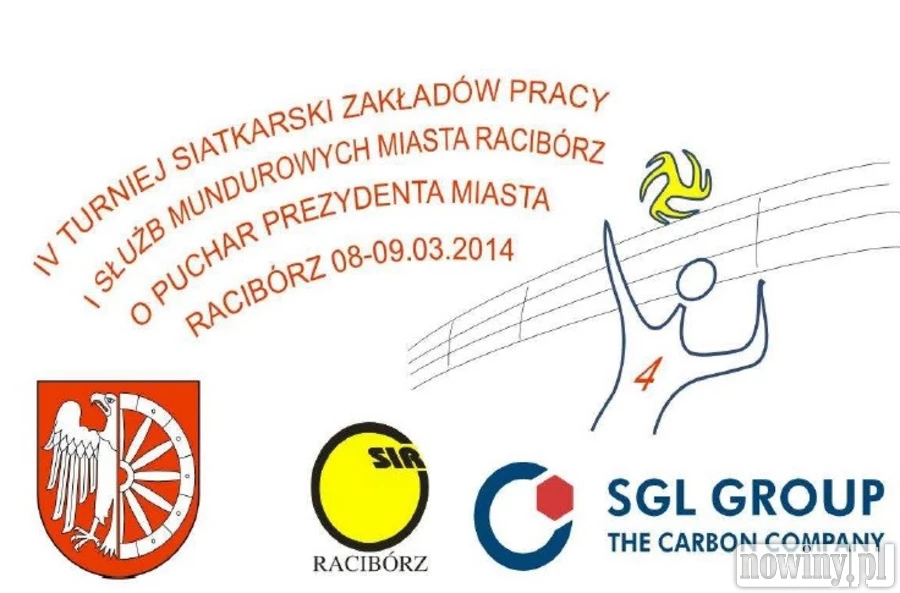 IV Turniej Siatkarski Zakładów Pracy i Służb Mundurowych Miasta Racibórz o Puchar Prezydenta Miasta