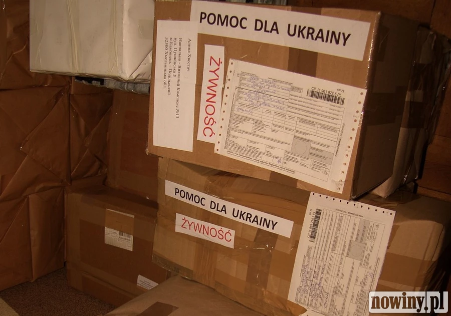Wysłali dary dla Ukrainy