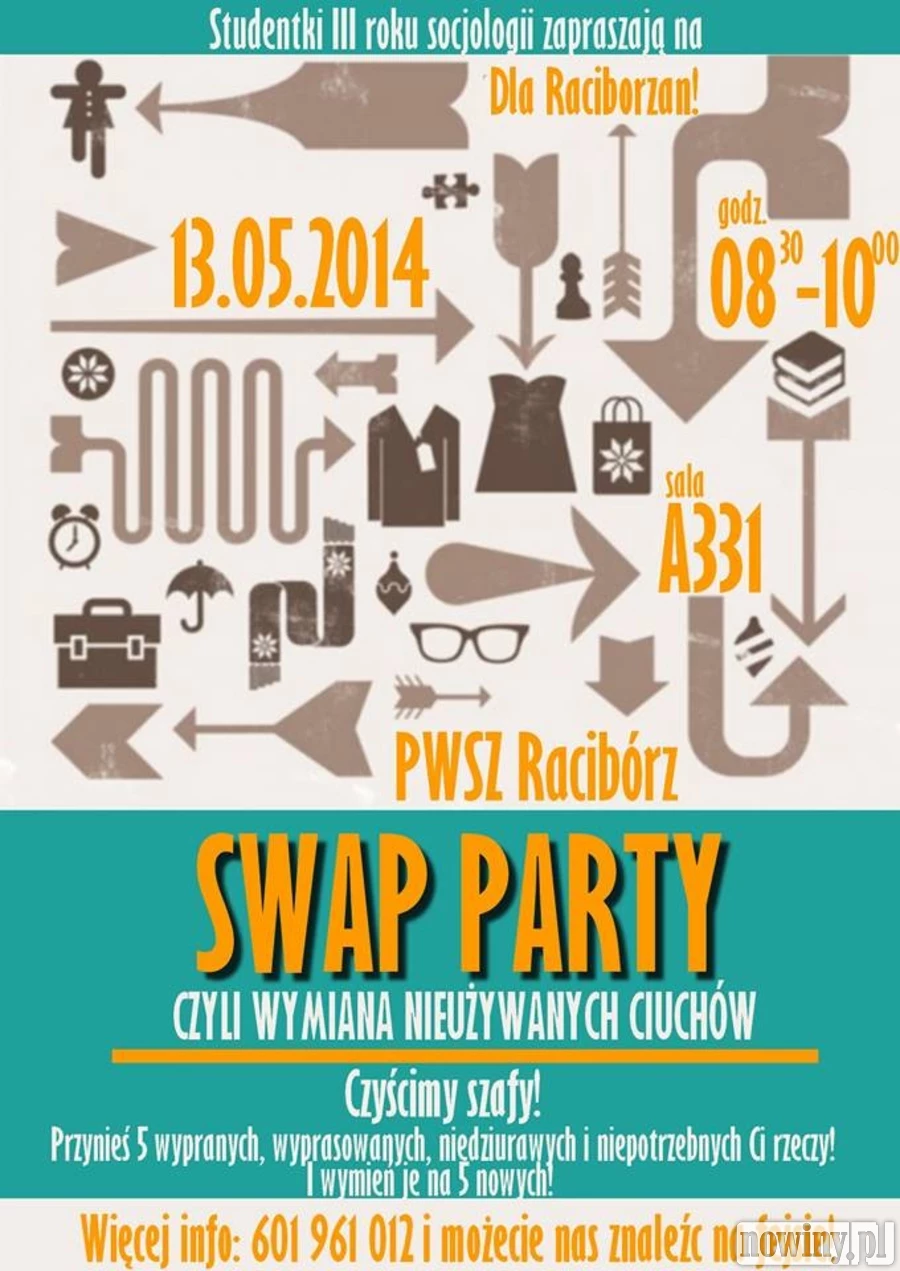 SWAP PARTY, czyli studentki PWSZ zapraszają na wymianę ciuchów