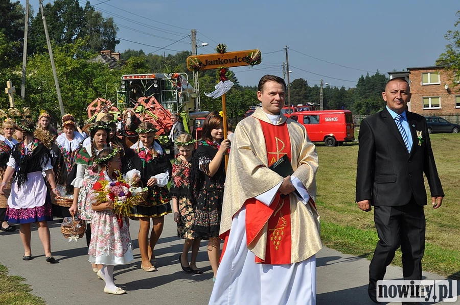 Zobacz kto szedł w dożynkowym korowodzie w Jankowicach