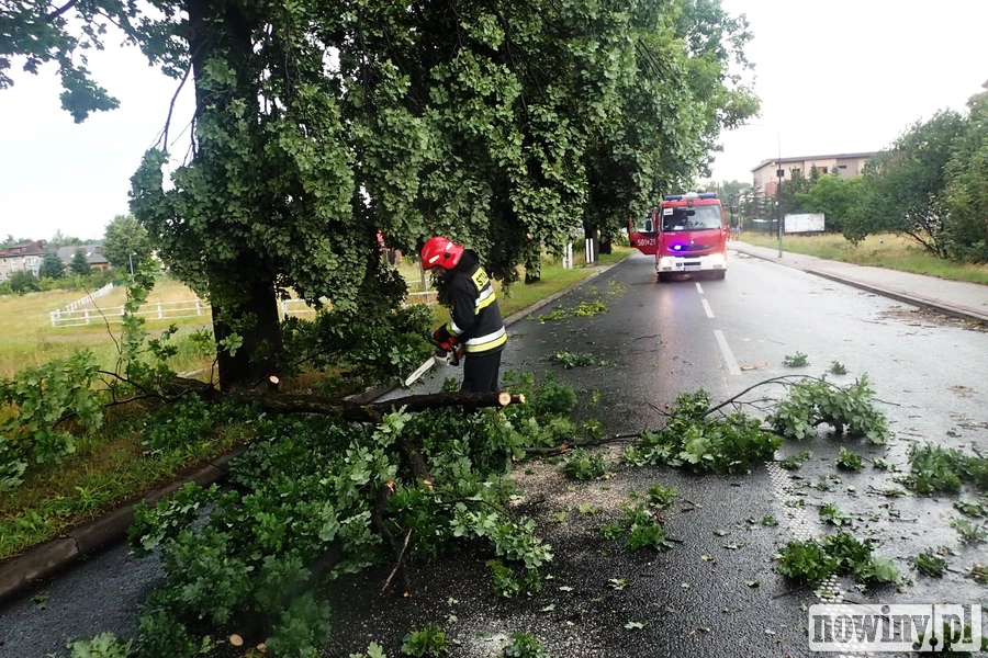 Bilans nawałnicy. Uszkodzone trakcje, tysiące gospodarstw bez prądu