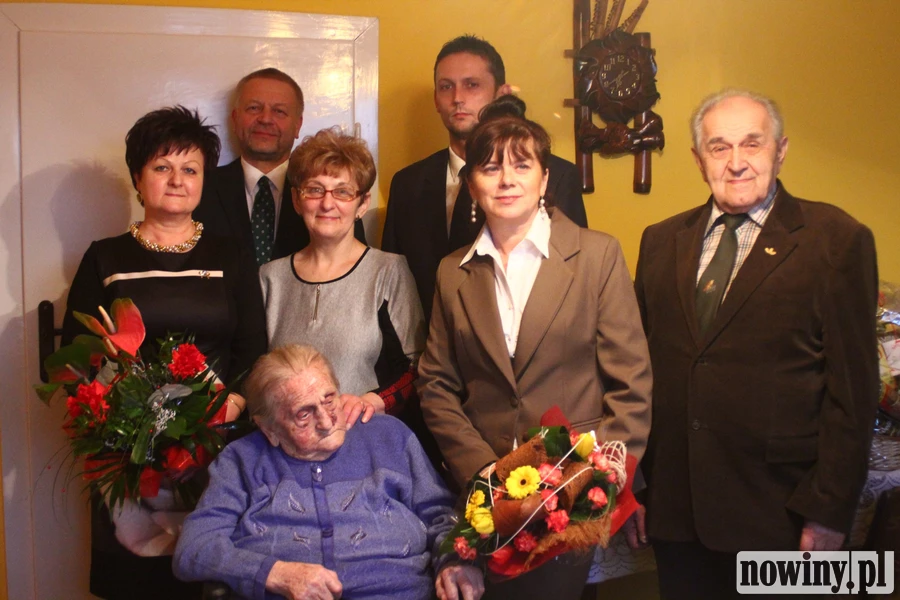Najstarsza mieszkanka powiatu świętowała 105 lat