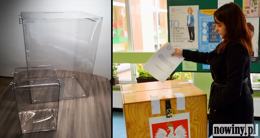 Absurd z przezroczystymi urnami: Popękają i rozlecą się