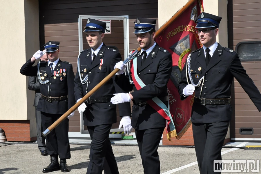Jubileusz OSP Kokoszyce. Obiecali strzec sztandaru jak źrenicy oka