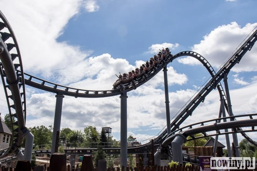 Największy w Polsce rollercoaster jest na Śląsku. Zobacz wideo z przejazdu kolejką