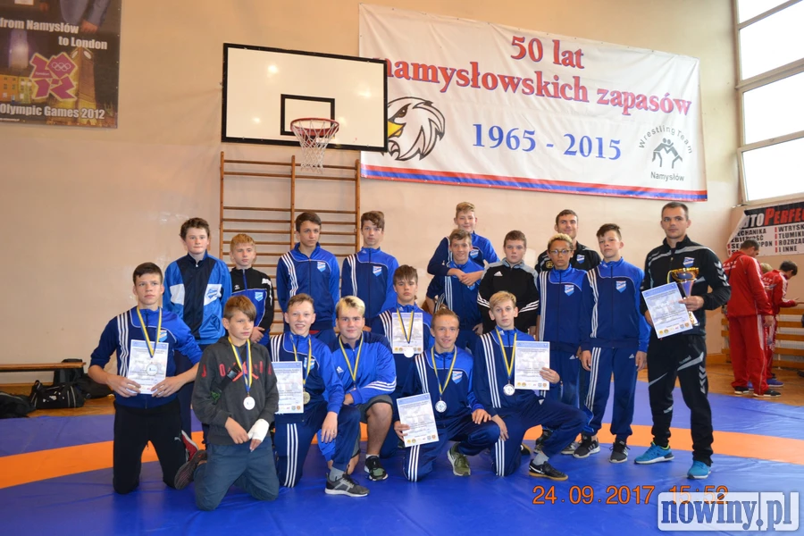 Bardzo udany występ zapaśników MKZ Unia Racibórz w Namysłowie