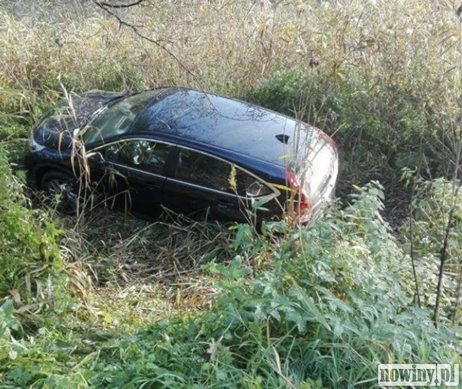 Kierowca wypadł z drogi na Łużyckiej