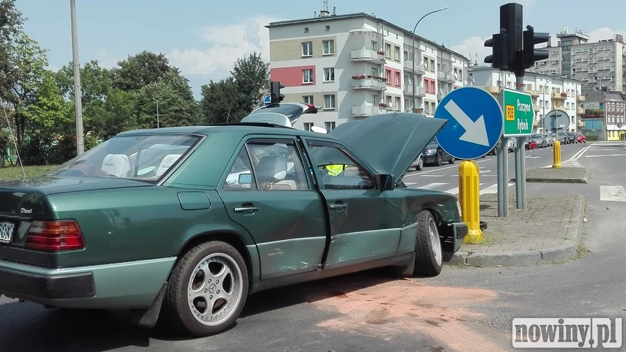 Stłuczka przy Mechaniku