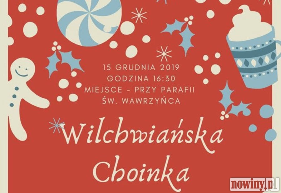 Wilchwiańska Choinka na terenie parafii pw. Św. Wawrzyńca