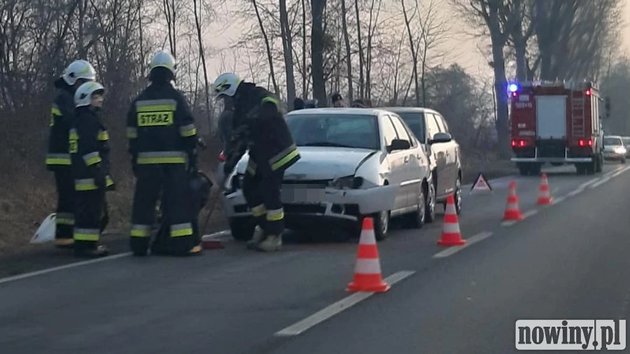 Zderzenie czterech samochodów w Babicach