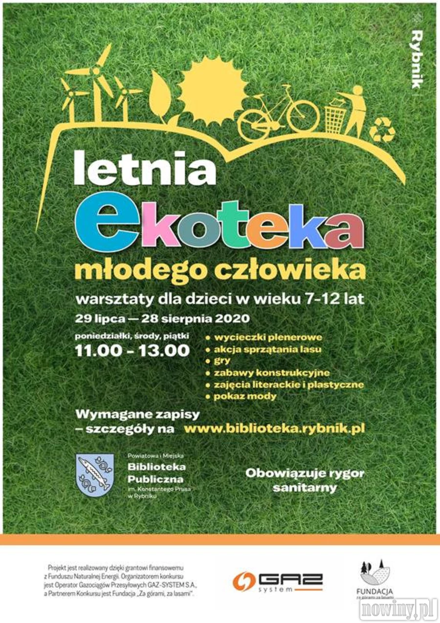 Wakacyjne eko-warsztaty w bibliotece