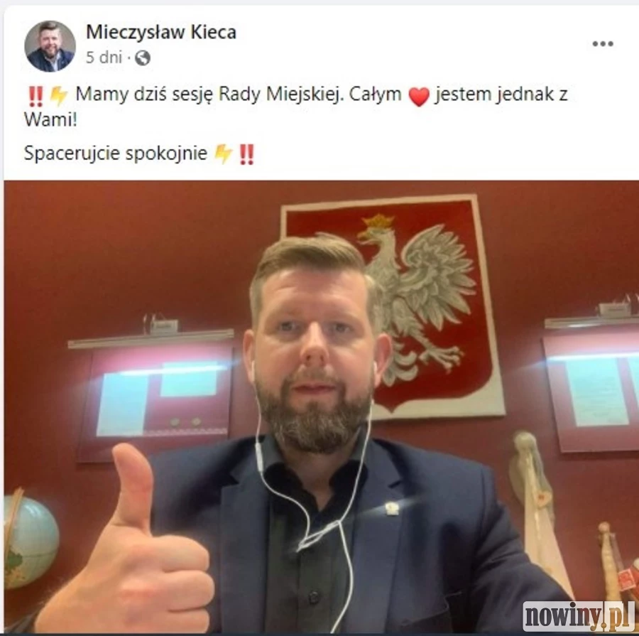 Czy prezydent miasta powinien popierać protestujących? Kieca: to rządzący wyprowadzili ich na ulice