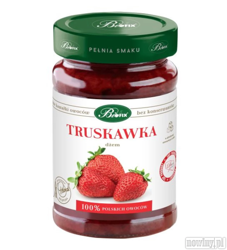 Owocowy zawrót głowy - dżem truskawkowy BiFix