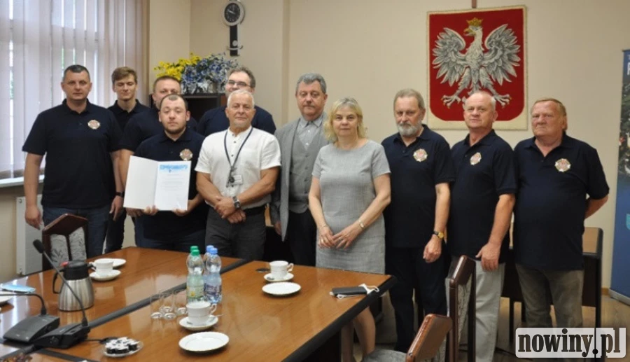 Burmistrz Pszowa podziękował strażakom