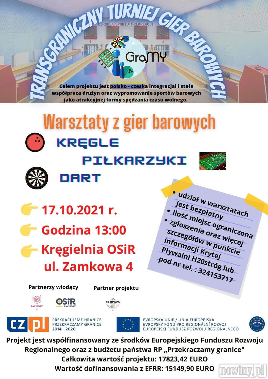 OSiR zaprasza na warsztaty gier barowych