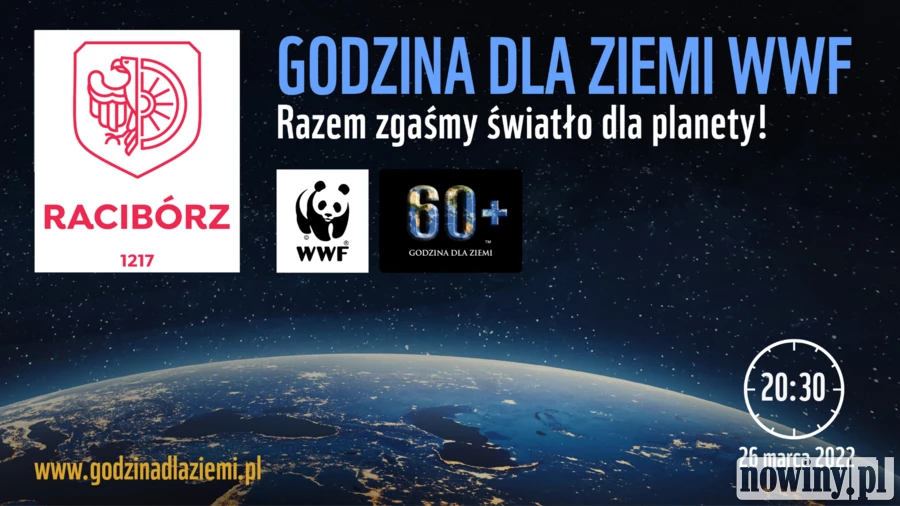 Racibórz dołącza do akcji "Godzina dla Ziemi". O co chodzi?