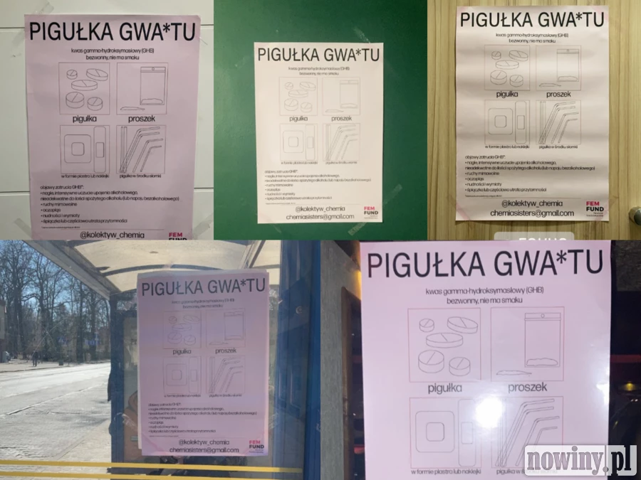 Pigułka gwałtu. Kolektyw Chemia uczy Rybnik, jak bezpiecznie imprezować