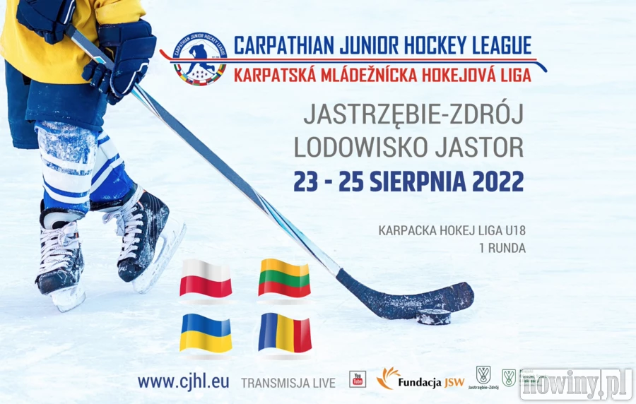 W Jastrzębiu rozpocznie się Karpacka Hokej Liga U18
