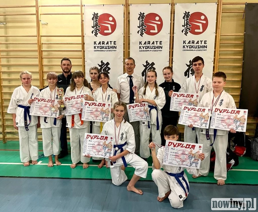 Raciborski Klub Kyokushin Karate z 9 medalami na turnieju w Czerwionce-Leszczynach