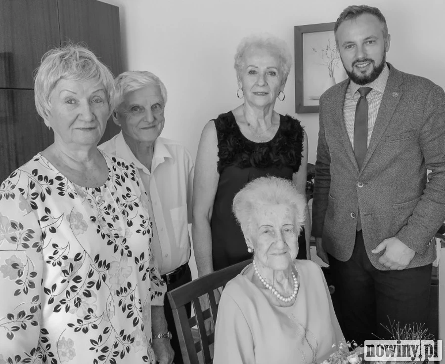 Zmarła Gertruda Piela - stulatka z Rydułtów