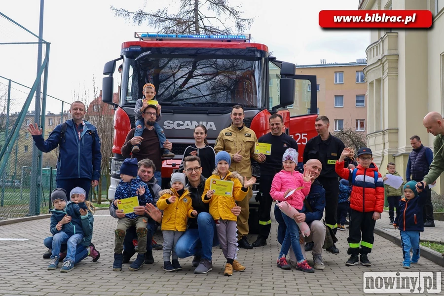 Strażacy odwiedzili Klub Ojca